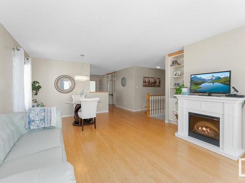 62221 Rge Rd 424, Rural Bonnyville M.D., AB - Indoor Photo Showing Living Room With Fireplace