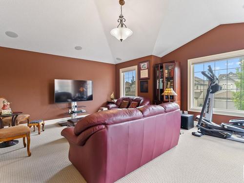 1924 121 Street Sw, Edmonton, AB - Indoor Photo Showing Living Room