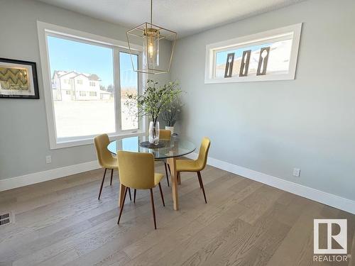 6 Hayfield Grove, Ardrossan, AB - Indoor Photo Showing Dining Room