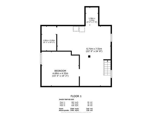 1, 24430 Twp Rd 552, Rural Sturgeon County, AB 