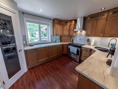 102 Parkins Avenue, Rural Lac Ste. Anne County, AB - Indoor Photo Showing Kitchen With Upgraded Kitchen