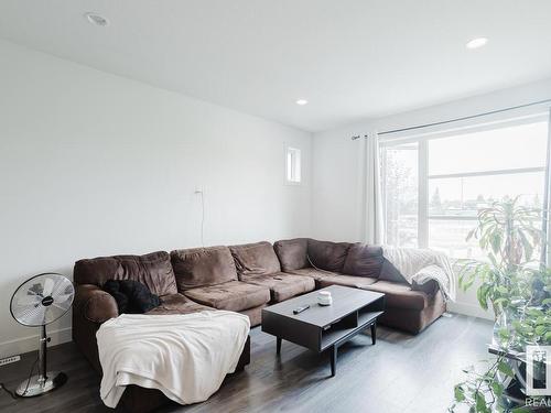 8716 150 Street, Edmonton, AB - Indoor Photo Showing Living Room