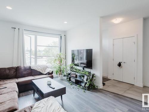 8716 150 Street, Edmonton, AB - Indoor Photo Showing Living Room