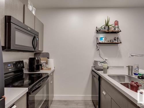 8718 150 Street, Edmonton, AB - Indoor Photo Showing Kitchen With Double Sink