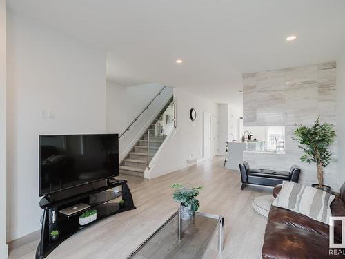 8720 150 Street, Edmonton, AB - Indoor Photo Showing Living Room