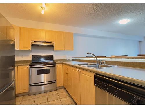 308 10403 98 Avenue, Edmonton, AB - Indoor Photo Showing Kitchen With Double Sink