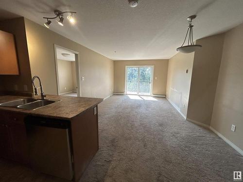 306 4903 47 Avenue, Stony Plain, AB - Indoor Photo Showing Kitchen With Double Sink