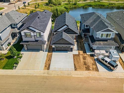 9843 223 Street, Edmonton, AB - Outdoor With Body Of Water With Facade