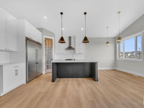 9843 223 Street, Edmonton, AB - Indoor Photo Showing Kitchen With Upgraded Kitchen