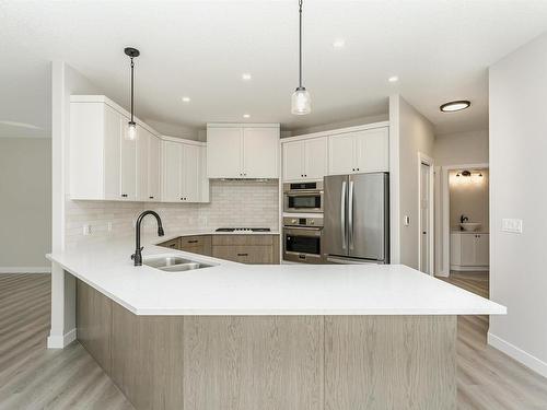 54325 Rge Rd 31, Rural Lac Ste. Anne County, AB - Indoor Photo Showing Kitchen With Double Sink With Upgraded Kitchen