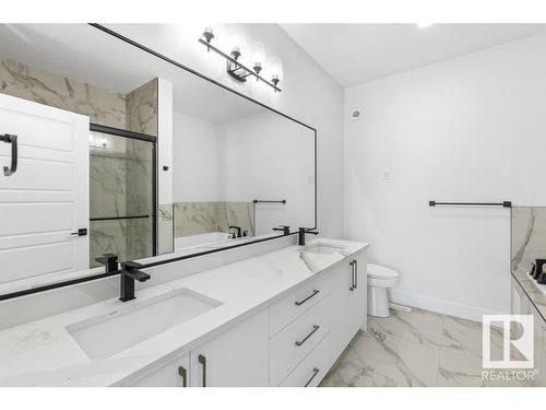 81 Silverstone Drive, Stony Plain, AB - Indoor Photo Showing Bathroom