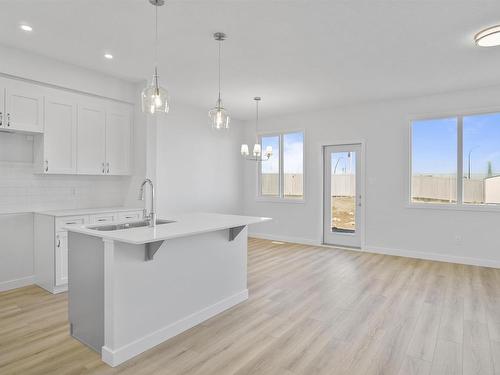 4682 177 Avenue, Edmonton, AB - Indoor Photo Showing Kitchen With Upgraded Kitchen