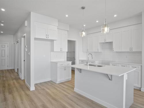 4682 177 Avenue, Edmonton, AB - Indoor Photo Showing Kitchen With Upgraded Kitchen