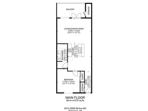 #313 10503 98 Av Nw, Edmonton, AB 