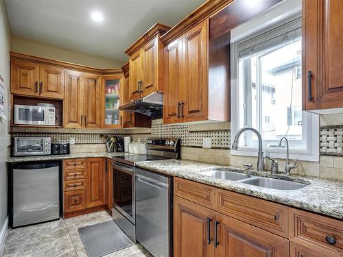 1519 68 Street, Edmonton, AB - Indoor Photo Showing Kitchen With Double Sink