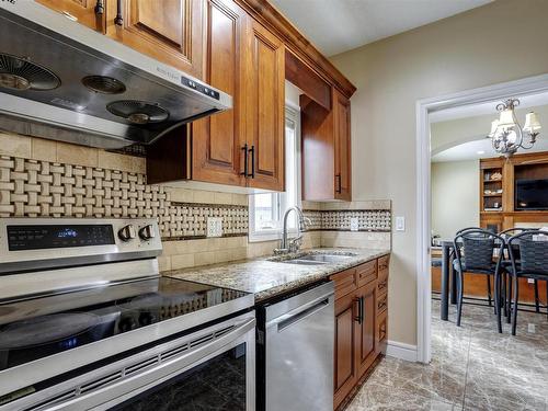 1519 68 Street, Edmonton, AB - Indoor Photo Showing Kitchen With Double Sink