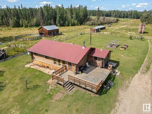 10024 Twp 533, Rural Yellowhead, AB - Outdoor With Deck Patio Veranda With View