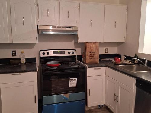 203 14816 26 Street, Edmonton, AB - Indoor Photo Showing Kitchen With Double Sink