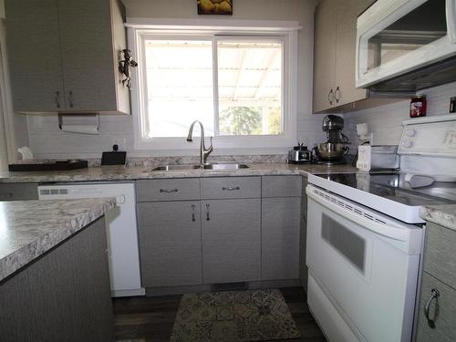 5001 55 Avenue, St. Paul Town, AB - Indoor Photo Showing Kitchen With Double Sink