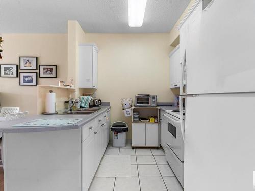 304 16715 100 Avenue, Edmonton, AB - Indoor Photo Showing Kitchen With Double Sink