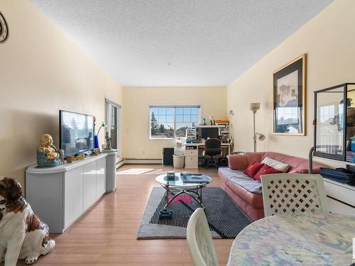 304 16715 100 Avenue, Edmonton, AB - Indoor Photo Showing Living Room