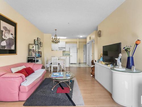 304 16715 100 Avenue, Edmonton, AB - Indoor Photo Showing Living Room