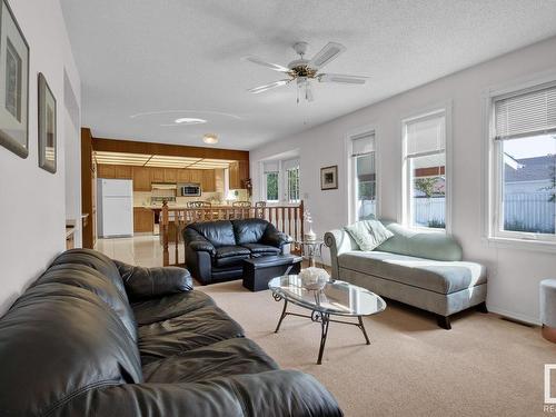 336 Grand Meadow Crescent, Edmonton, AB - Indoor Photo Showing Living Room