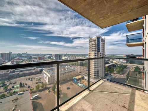 1703 10303 105 Street, Edmonton, AB - Outdoor With Balcony With View