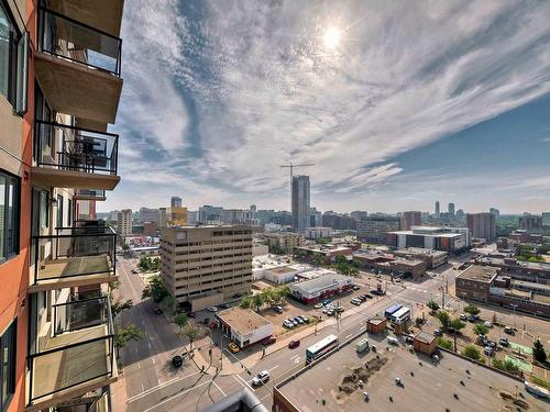 1703 10303 105 Street, Edmonton, AB - Outdoor With Balcony With View