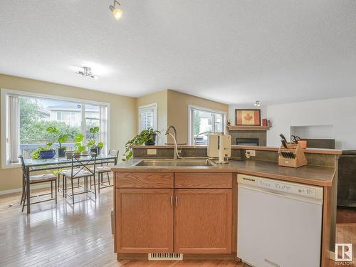 14612 137 Street, Edmonton, AB - Indoor Photo Showing Kitchen With Double Sink