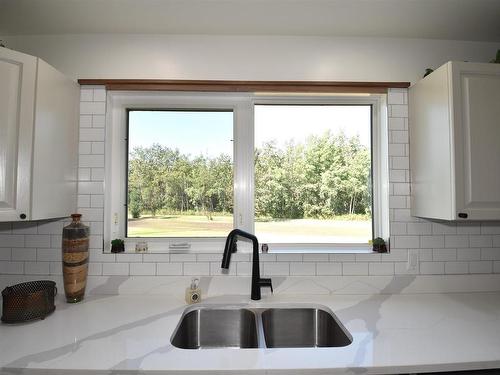 194074 Twp Rd  574, Rural Lamont County, AB - Indoor Photo Showing Kitchen With Double Sink