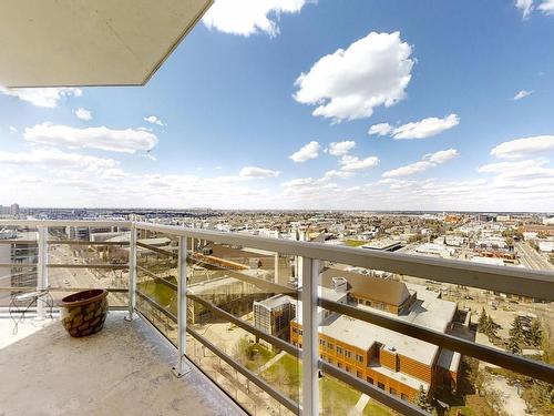 1804 10388 105 Street, Edmonton, AB - Outdoor With Balcony With View