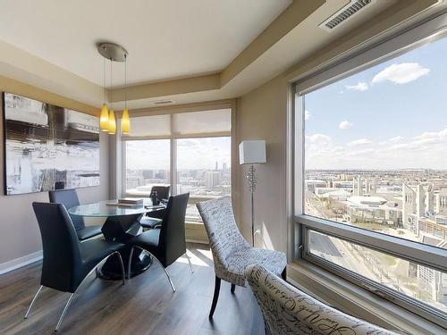 1804 10388 105 Street, Edmonton, AB - Indoor Photo Showing Dining Room