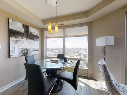 1804 10388 105 Street, Edmonton, AB - Indoor Photo Showing Dining Room