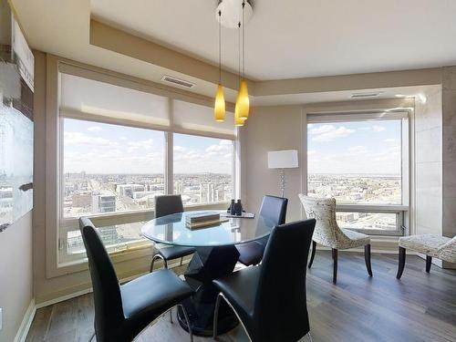 1804 10388 105 Street, Edmonton, AB - Indoor Photo Showing Dining Room