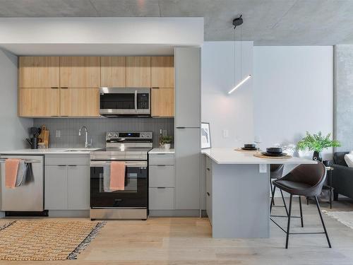 202 11141 84 Avenue, Edmonton, AB - Indoor Photo Showing Kitchen