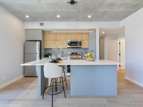 316 11141 84 Avenue, Edmonton, AB - Indoor Photo Showing Kitchen With Upgraded Kitchen