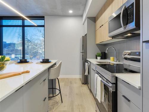 316 11141 84 Avenue, Edmonton, AB - Indoor Photo Showing Kitchen