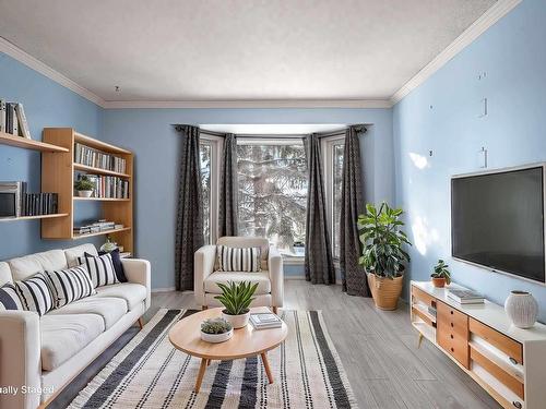 A 4301 48 Street, Leduc, AB - Indoor Photo Showing Living Room