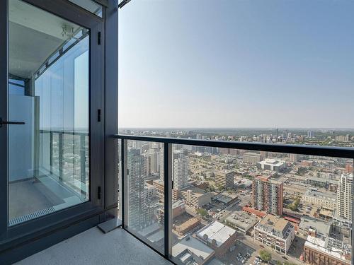 4107 10360 102 Street, Edmonton, AB - Outdoor With Balcony With View