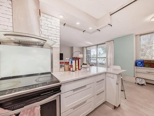 215 13910 Stony Plain Road, Edmonton, AB - Indoor Photo Showing Kitchen