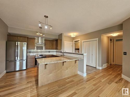 306 5201 Brougham Drive, Drayton Valley, AB - Indoor Photo Showing Kitchen