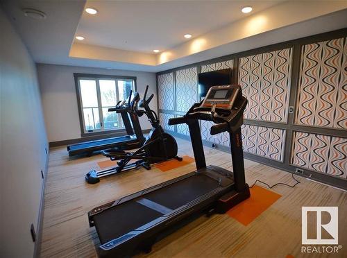 306 5201 Brougham Drive, Drayton Valley, AB - Indoor Photo Showing Gym Room