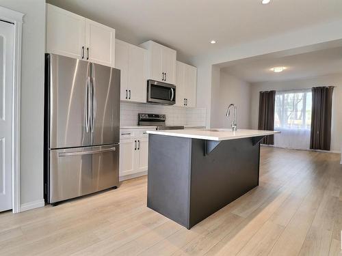 12439 83 Street, Edmonton, AB - Indoor Photo Showing Kitchen With Upgraded Kitchen