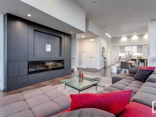 2304 10360 102 Street, Edmonton, AB - Indoor Photo Showing Living Room