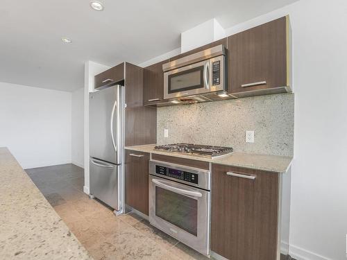 709 2612 109 Street, Edmonton, AB - Indoor Photo Showing Kitchen With Stainless Steel Kitchen