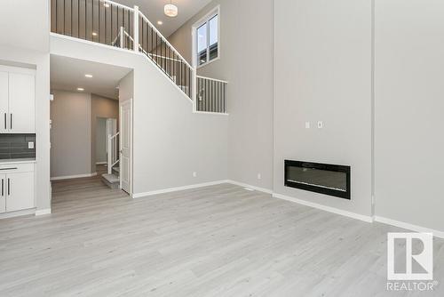 33 Cannes Cove, St. Albert, AB - Indoor With Fireplace