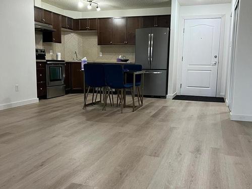 305 7327 South Terwillegar Drive, Edmonton, AB - Indoor Photo Showing Kitchen With Stainless Steel Kitchen