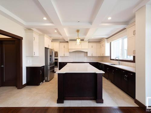 648 180 Street, Edmonton, AB - Indoor Photo Showing Kitchen With Upgraded Kitchen