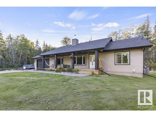 203 55504 Rge Rd 13, Rural Lac Ste. Anne County, AB - Outdoor With Deck Patio Veranda